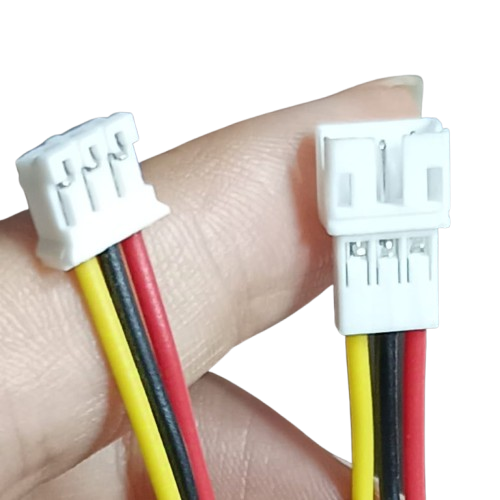 Connecteur 3fil 6.5mm male+femelle connecteur blanc