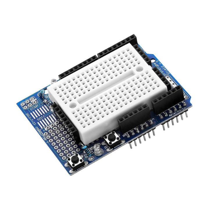 Prototype shield V.5 + breadboard For Arduino