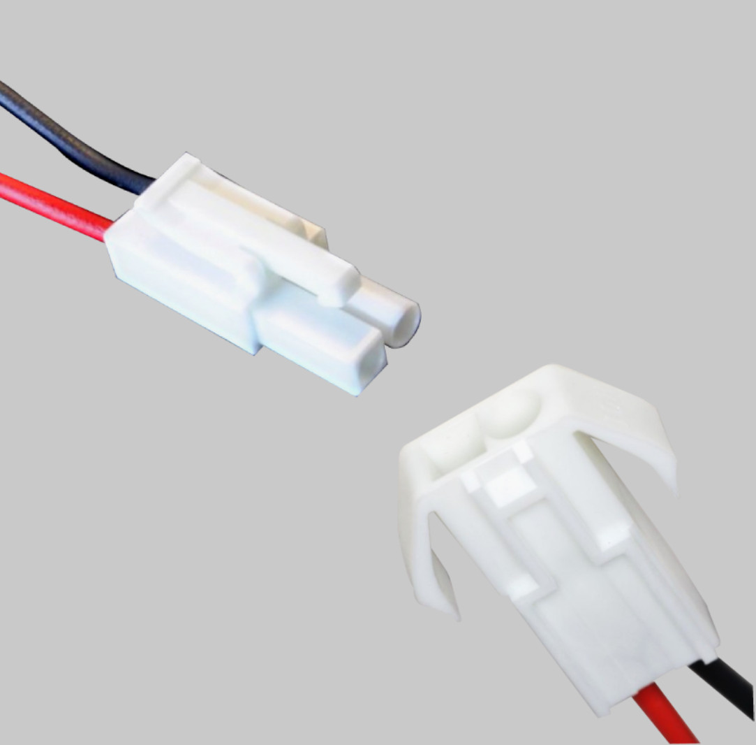 Cable male + Cable female 2 fil blanc