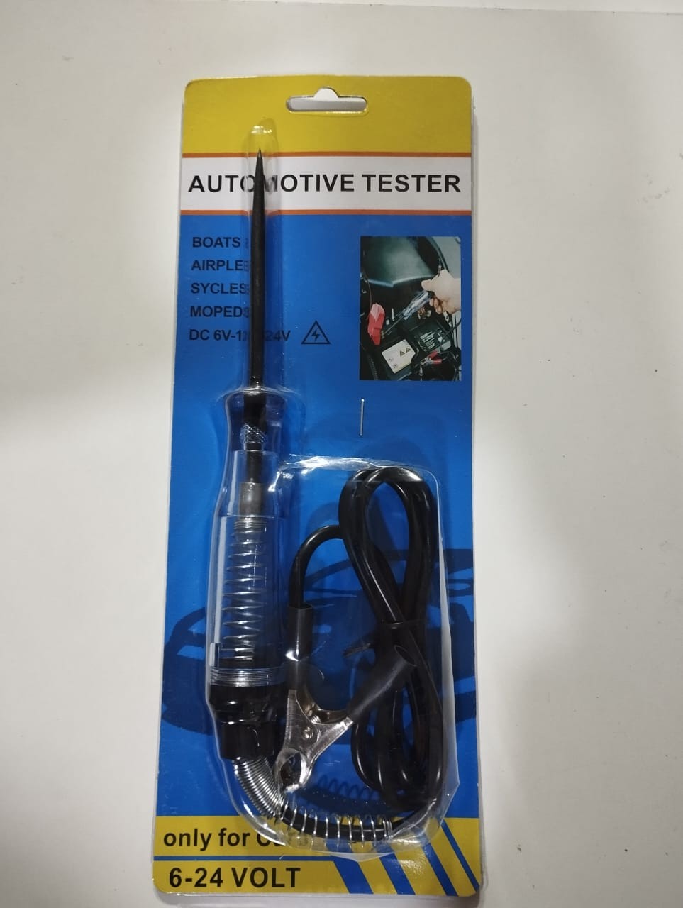 Testeur Instructions Automotive 6-24V DC
