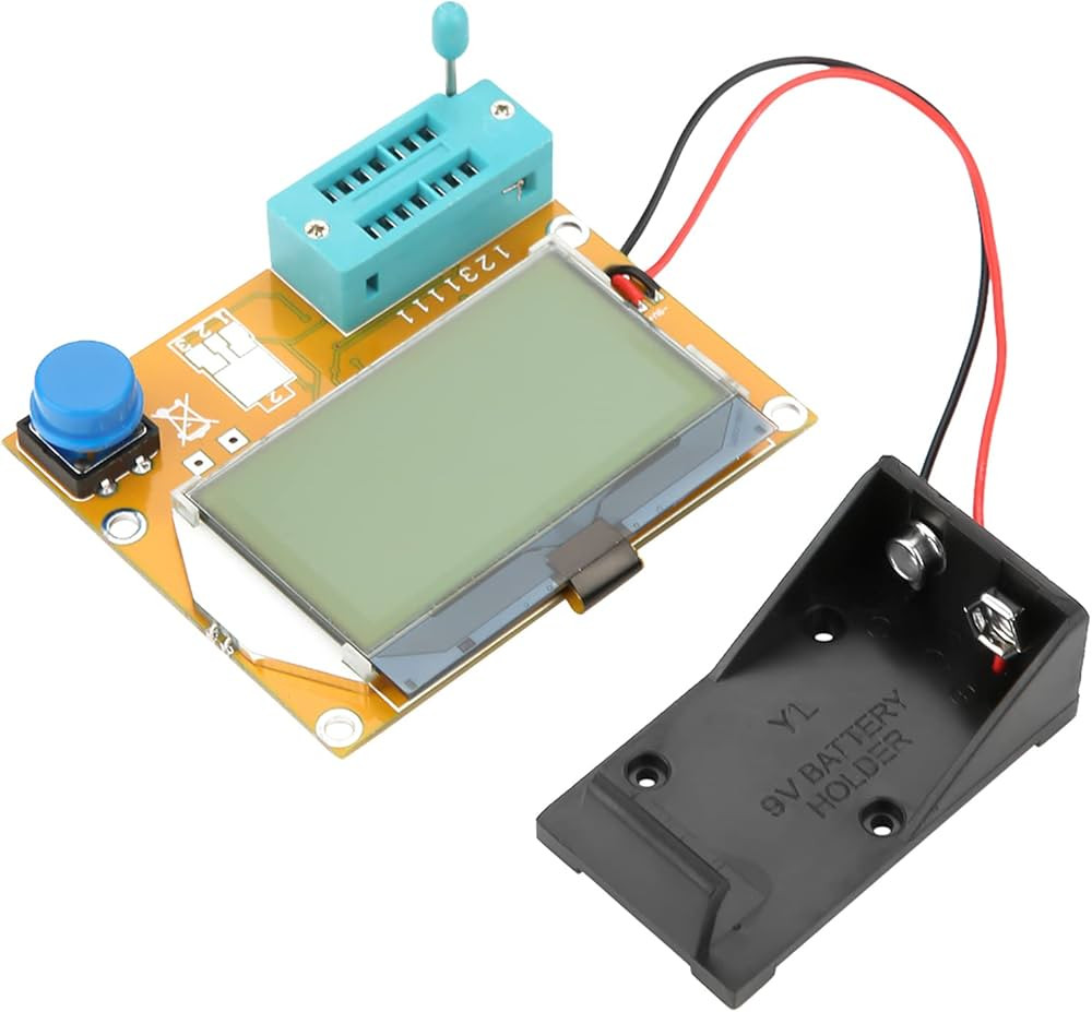 Testeur de composants électroniques avec ecran LCD-T4