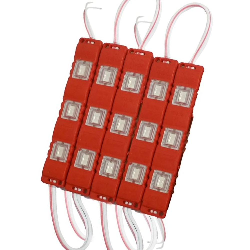 Module de LED d'injection 3LED/piece Rouge Carré