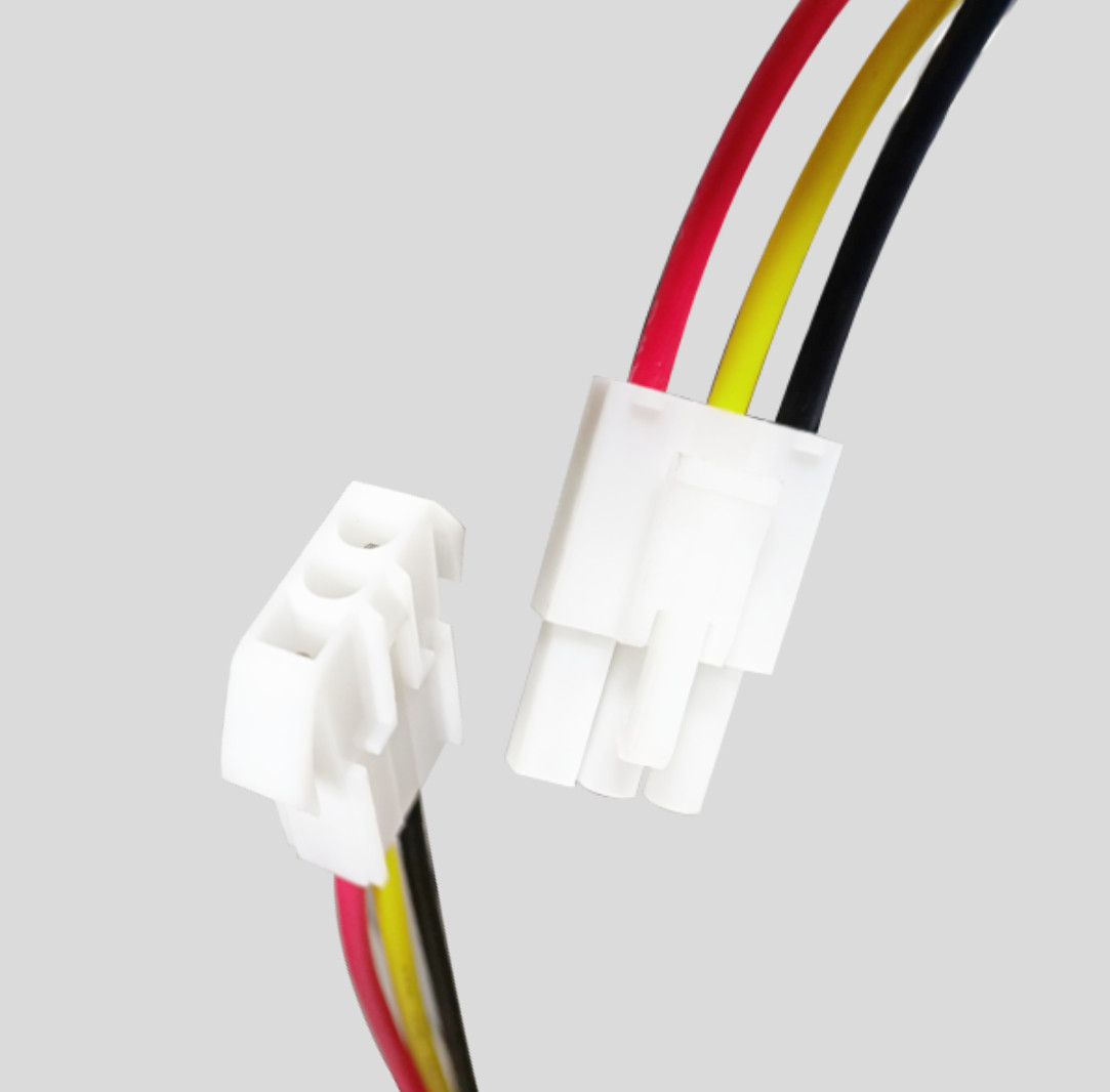 Cable male + Cable female 3 fil blanc