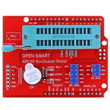 Carte de programmation AVR ISP gravure de bouclier avec buzzer