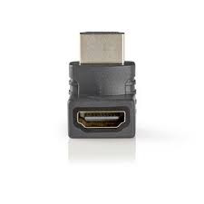 Adapteur HDMI coudé male femelle normal