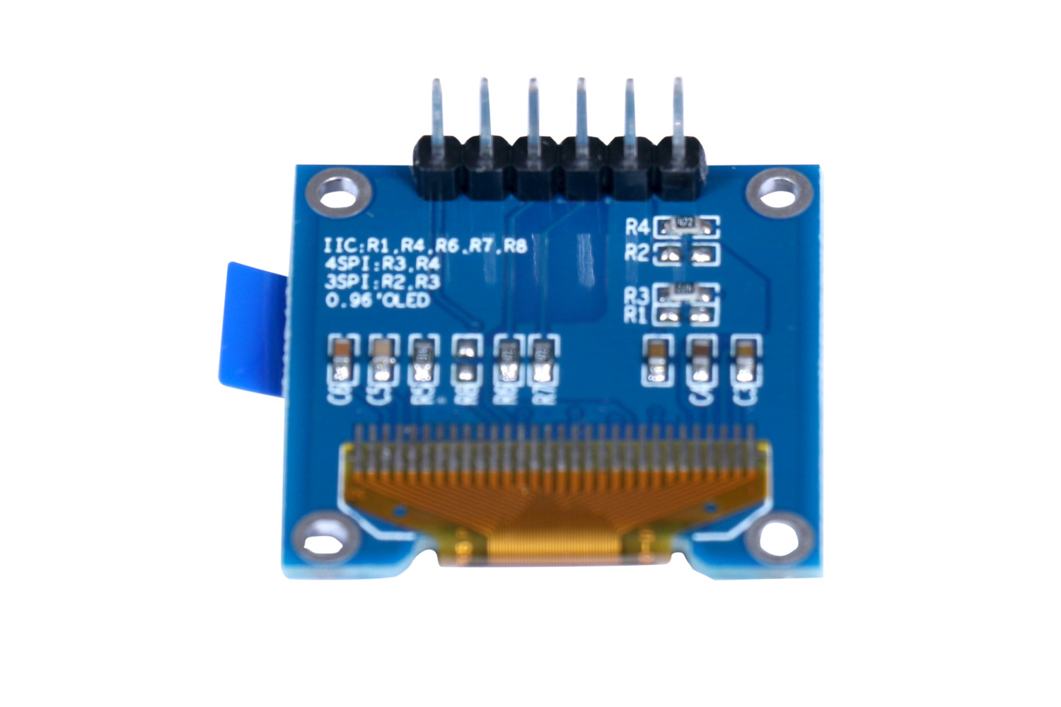 1,3 inch blue SPI Afficheur OLED LCD module 6pin