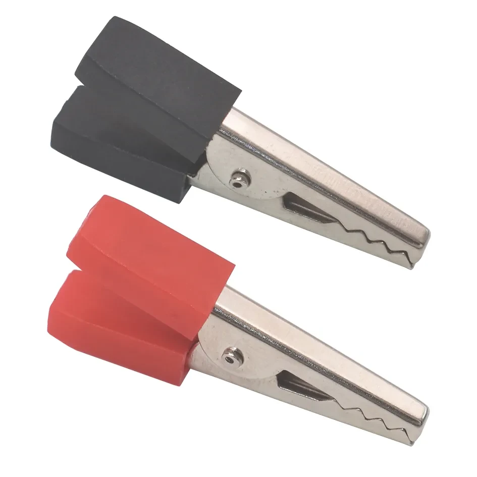 Pince crocodile PM rouge et noir