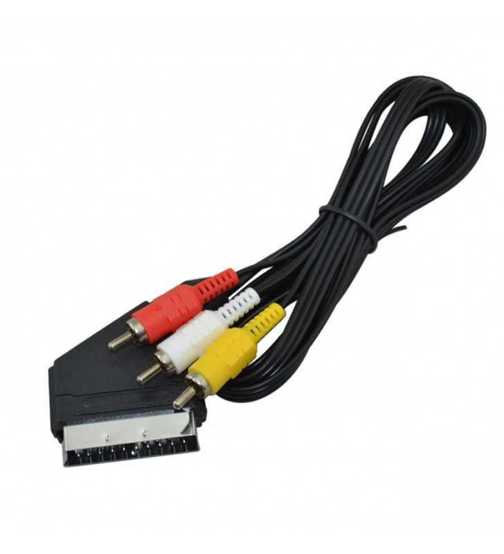 CABLE SCART TO 3RCA