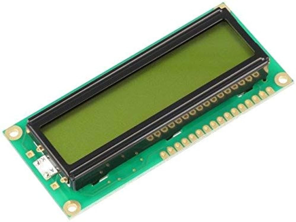 Ecran LCD alphanumérique verte