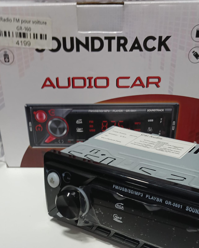 Radio mp3 pour voiture gr-160 SoundTrack