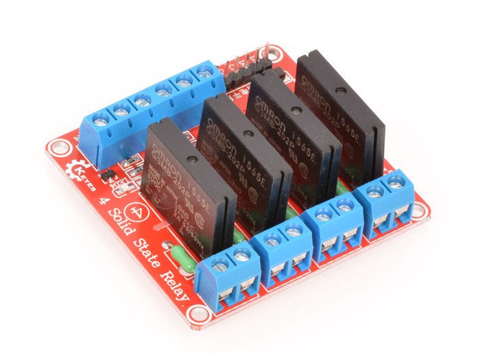 4 channel solid relais statique module